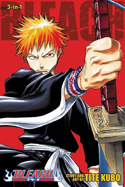 Book cover for Bleach (3-In-1 Edition), Vol. 1: Includes Vols. 1, 2 & 3