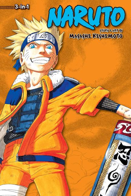 Book cover for Naruto (3-In-1 Edition), Vol. 4: Includes Vols. 10, 11 & 12