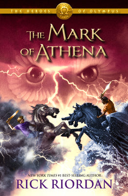 Book cover for Heroes of Olympus, The, Book Three: The Mark of Athena-Heroes of Olympus, The, Book Three