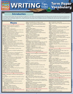 Book cover for Writing Tips: Term Paper Vocabulary