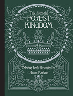 Book cover for Tales from the Forest Kingdom Coloring Book
