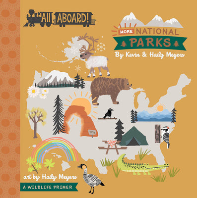 Book cover for All Aboard! More National Parks: A Wildlife Primer