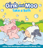Book cover for Oink and Moo Take a Bath