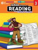 Book cover for 180 Days of Reading for Third Grade: Practice, Assess, Diagnose