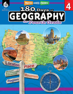 Book cover for 180 Days(tm) Geography for Fourth Grade: Practice, Assess, Diagnose