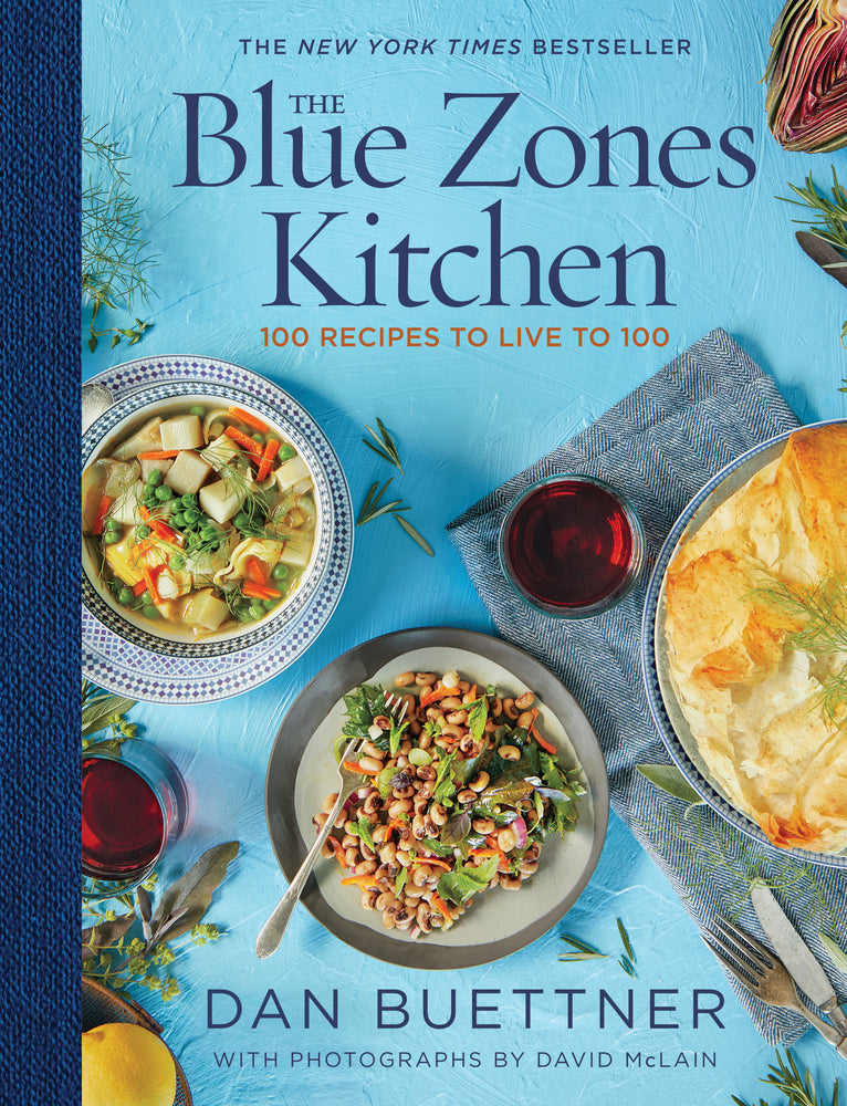Book cover for The Blue Zones Kitchen: 100 Recipes to Live to 100