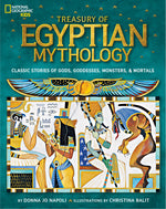 Book cover for Treasury of Egyptian Mythology: Classic Stories of Gods, Goddesses, Monsters & Mortals