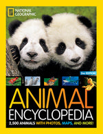Book cover for Animal Encyclopedia: 2,500 Animals with Photos, Maps, and More!