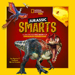 Book cover for Jurassic Smarts: A Jam-Packed Fact Book for Dinosaur Superfans!