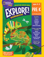 Book cover for National Geographic Kids Explore! Workbook Pre-K