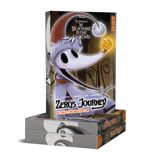 Book cover for Disney Tim Burton's the Nightmare Before Christmas: Zero's Journey (Ultimate Manga Edition with Sprayed Edges)