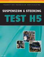 Book cover for ASE Test Preparation - Transit Bus H5, Suspension and Steering
