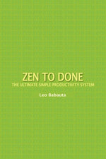 Book cover for Zen to Done: The Ultimate Simple Productivity System
