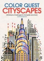 Book cover for Color Quest: Cityscapes: 30 Extreme Challenges to Complete and Color