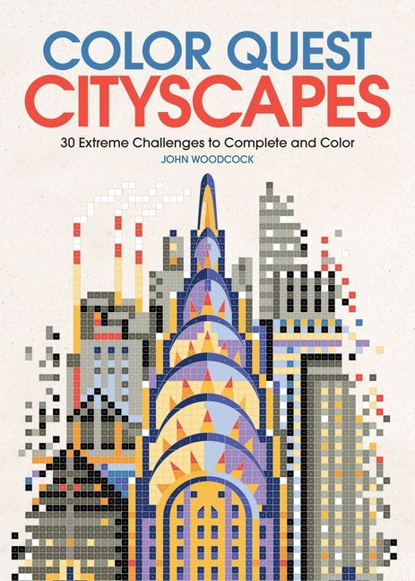 Book cover for Color Quest: Cityscapes: 30 Extreme Challenges to Complete and Color