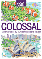 Book cover for Color Quest: Colossal: The Ultimate Color-By-Number Challenge