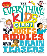 Book cover for The Everything Kids' Giant Book of Jokes, Riddles, and Brain Teasers