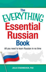 Book cover for Everything Essential Russian Book: All You Need to Learn Russian in No Time