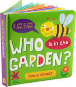 Book cover for Who Is in the Garden? Board Book