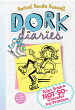 Book cover for Dork Diaries 4: Tales from a Not-So-Graceful Ice Princess