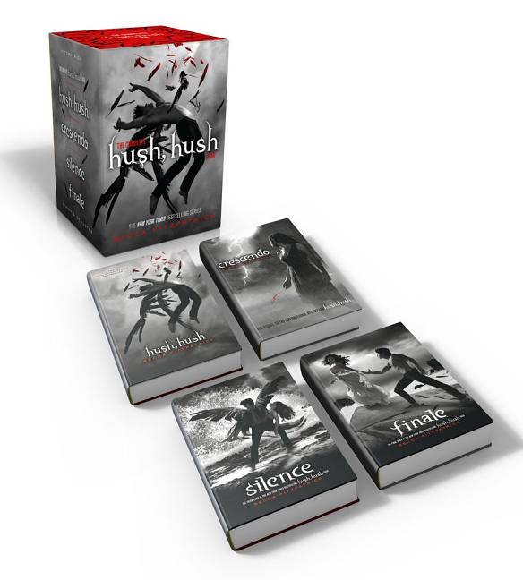 Book cover for Complete Hush, Hush Saga (Boxed Set): Hush, Hush; Crescendo; Silence; Finale (Boxed Set)