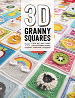 Book cover for 3D Granny Squares: 100 Crochet Patterns for Pop-Up Granny Squares