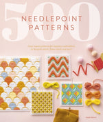 Book cover for 500 Needlepoint Patterns: Easy Repeat Patterns for Tapestry Embroidery in Bargello Stitch, Flame Stitch and More