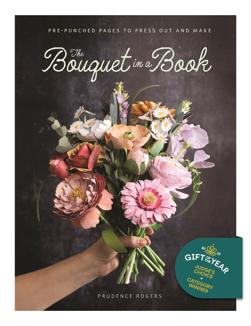 Book cover for Bouquet in a Book: Pre-Punched Pages to Press Out and Make
