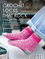 Book cover for Crochet Socks That Rock: A Beginner's Guide to Quick & Comfortable Crochet Socks