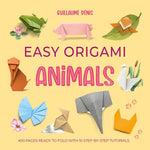 Book cover for Easy Origami Animals: 400 Pages Ready to Fold with 10 Step-By-Step Tutorials
