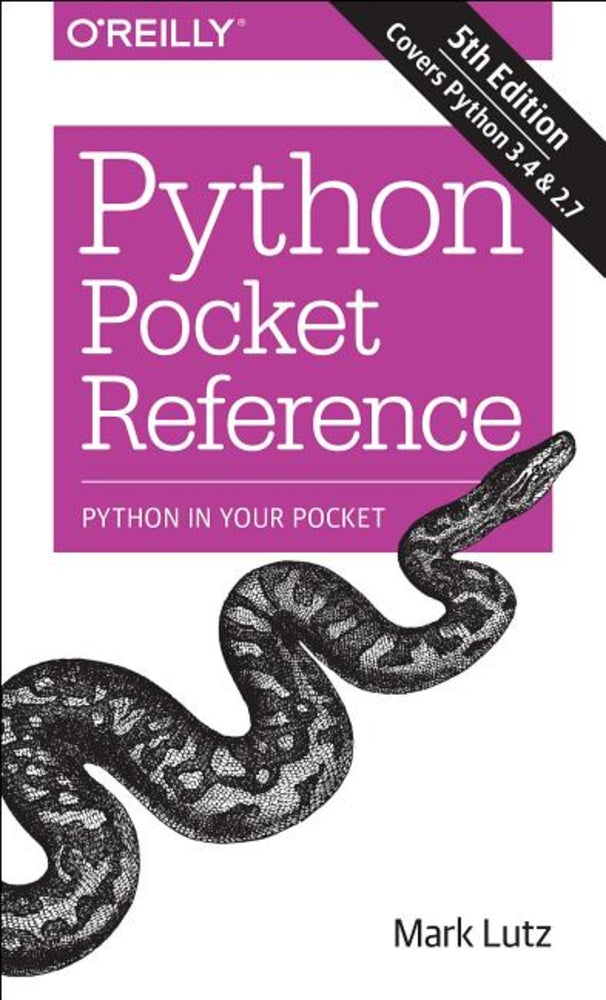 Book cover for Python Pocket Reference: Python in Your Pocket