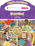 Book cover for Disney Princess: Write-And-Erase Look and Find
