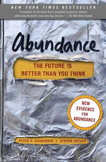 Book cover for Abundance: The Future Is Better Than You Think