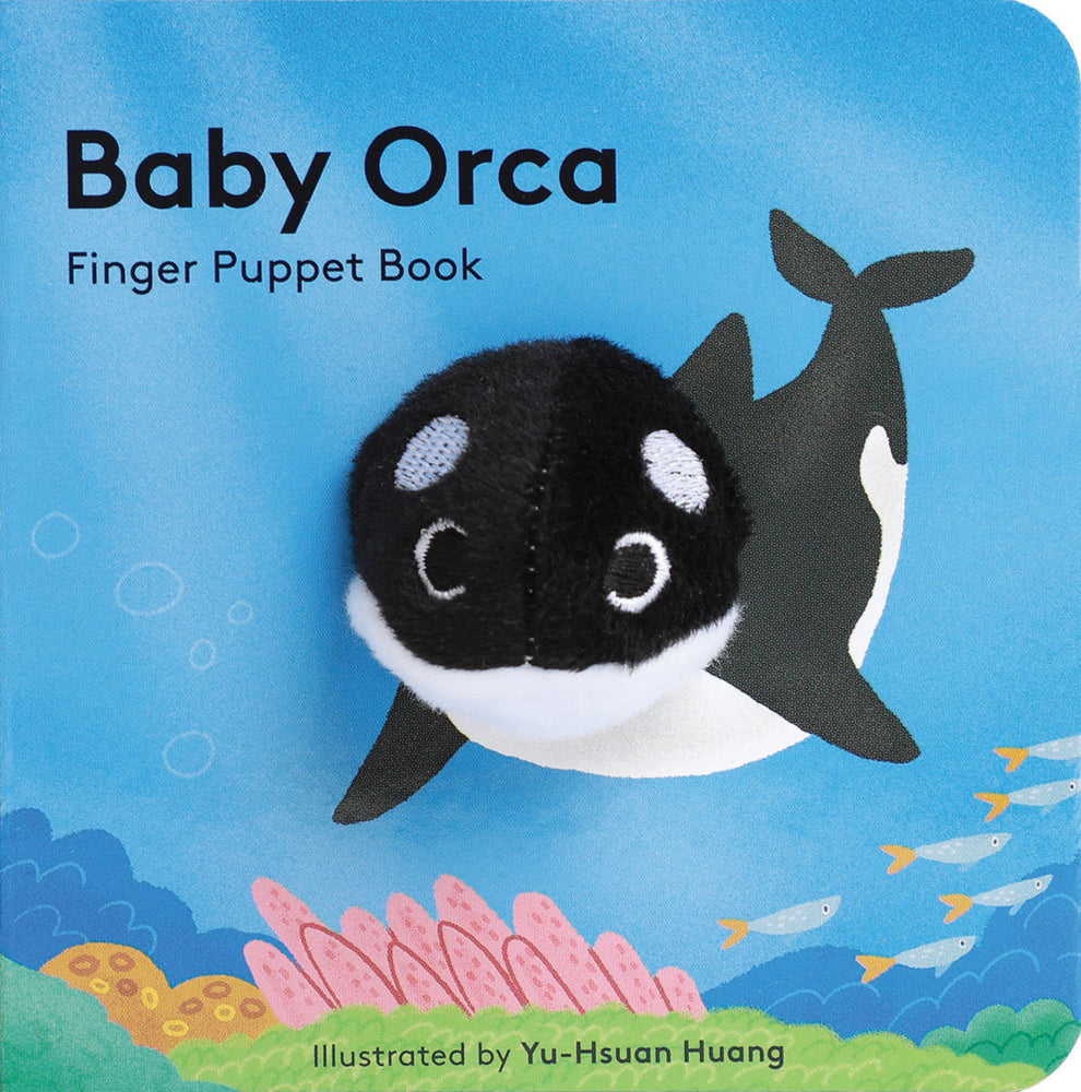 Book cover for Baby Orca: Finger Puppet Book (Puppet Book for Babies, Baby Play Book, Interactive Baby Book)