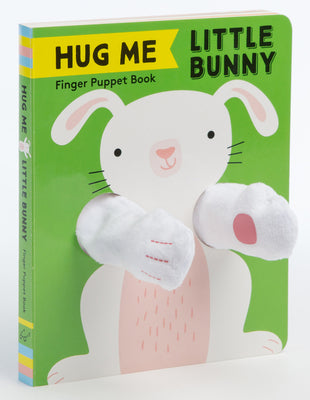 Book cover for Hug Me Little Bunny: Finger Puppet Book: (Finger Puppet Books, Baby Board Books, Sensory Books, Bunny Books for Babies, Touch and Feel Books)