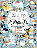 Book cover for A Million Dogs: Fabulous Canines to Color Volume 2