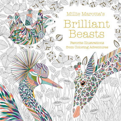 Book cover for Millie Marotta's Brilliant Beasts: Favorite Illustrations from Coloring Adventures