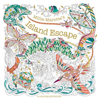 Book cover for Millie Marotta's Island Escape: A Coloring Adventure