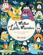Book cover for A Million Little Monsters: Frightful Creatures to Color