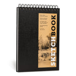 Book cover for Sketchbook (Basic Medium Spiral FlipTop Landscape Black)