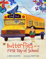 Book cover for Butterflies on the First Day of School