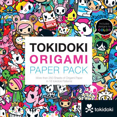 Book cover for Tokidoki Origami Paper Pack: More Than 250 Sheets of Origami Paper in 16 Tokidoki Patterns