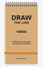 Book cover for Draw the Line: A 100-Day Journal to Build Your Creative Confidence