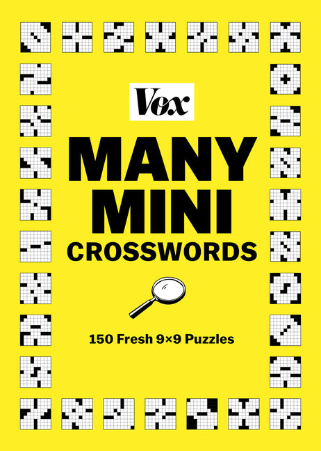 Book cover for Vox Many Mini Crosswords: 150 Fresh 9×9 Puzzles