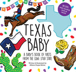 Book cover for Texas Baby: A Baby's Book of Firsts from the Lone Star State