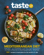 Book cover for Mediterranean Diet - The Australian Way: The New Bestselling Cookbook from Australia's Favourite Food Site for Fans of Recipetin Eats, Jamie Oliver an