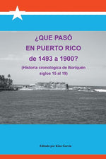 Book cover for Que Paso En Puerto Rico de 1493 a 1900?: (Historia Cronologica de Boriquen)