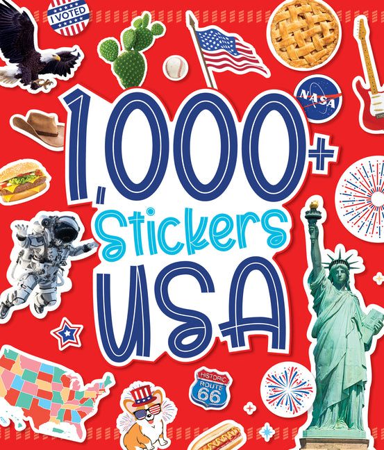 Book cover for 1,000 Stickers: USA