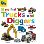 Book cover for My First Trucks and Diggers: Let's Get Driving!