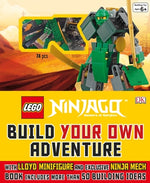 Book cover for Lego(r) Ninjago: Build Your Own Adventure: With Lloyd Minifigure and Exclusive Ninja Merch, Book Includes More Than 50 Buil